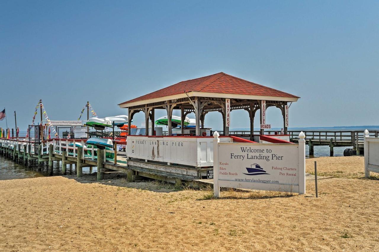 The Blue Crab Cottage - 3 Blocks From The Beach! Colonial Beach Esterno foto